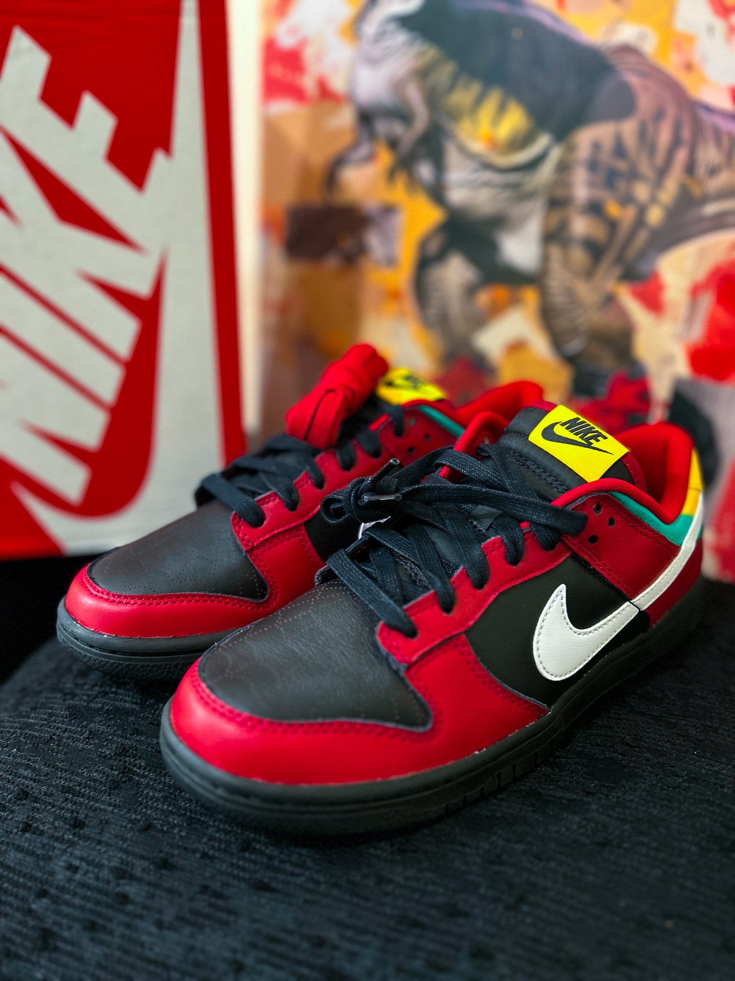 Nike Dunk low biker tatuajes/size 8