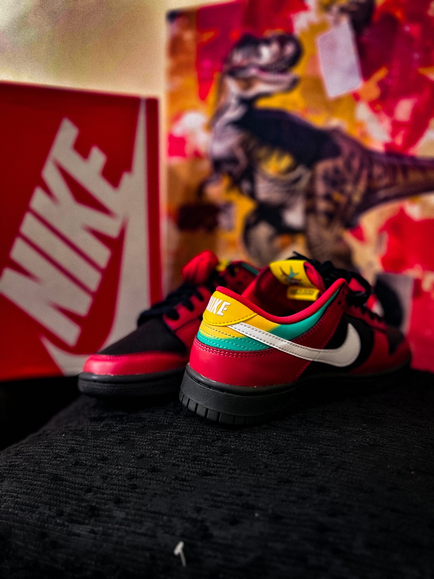 Nike Dunk low biker tatuajes/size 8